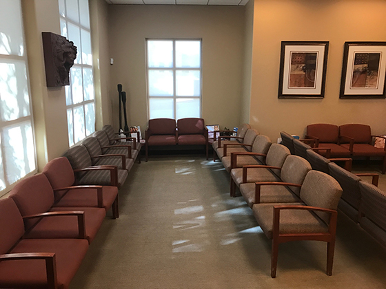 Ironwood Dermatology — additional space in waiting room